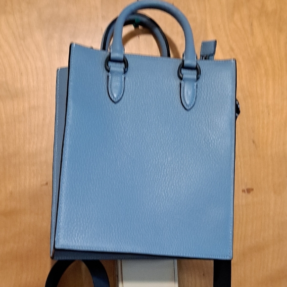 Coach Light Blue Leather Handbag - Picture 9 of 9